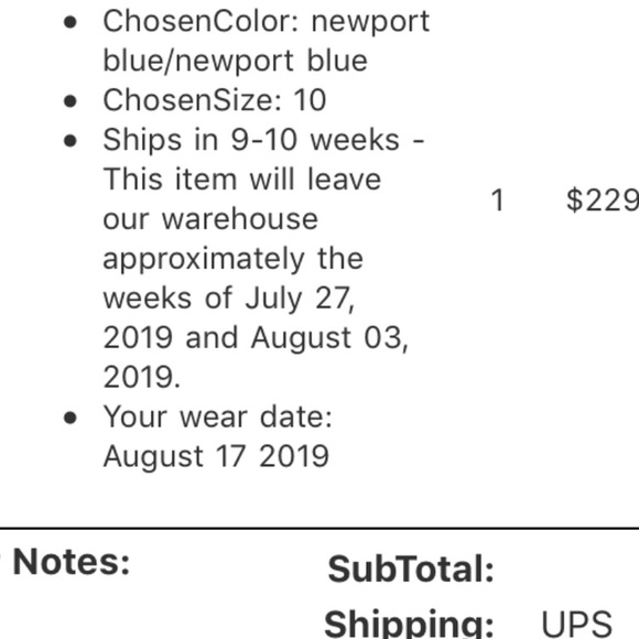 Alfred Sung D707 Newport Blue - Picture 3 of 3